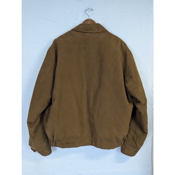 Jos A Bank Chore Coat Tan Removable Lining Warm Workwear Barn Grampa Mens Medium - Picture 11 of 15